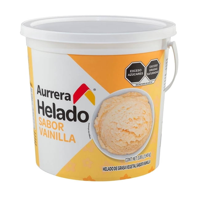 Helado Aurrera sabor vainilla 3.89 l