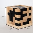 thumbnail image 2 of Cubo de rompecabezas de madera: Geniales gadgets de oficina para escritorio, rompecabezas de bloques y rompecabezas de cubos, 54 piezas en forma de L, escritorio o regalo, 2 of 5