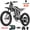 60Mph-R19, variant on Coswheel R19 Electric Dirt Bike for Adults,9000W Peak Motor 60MPH Top Speed,72V 40AH Battery 125 Miles Range,19" Tires E-TrailX E-Dirt Bike, Hydraulic Brakes, Full Shock Absorption