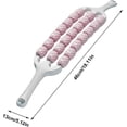 thumbnail image 4 of Massage Roller Stick, Muscle Roller, Foam Roller Massage Tool, Handheld Exercise Points for Handheld Physical Massage Stick Pink, 4 of 5