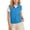 Sky Blue, variant on Boys Girls Full Zip Tank Tops Sleeveless Casual Jacket Solid Color Kids Summer Outwear with Pockets
