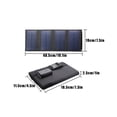thumbnail image 3 of Generic Christmas Decor 20W Foldable Solar Panel 4 Fold Solar Panel for Outdoor Camping Hiking Emergency Charging, 3 of 3