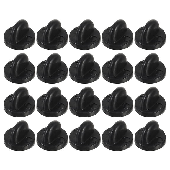 LOLIPPYY 300Pcs Soft Rubber Pin Backings for Brooches Lapel Pins and Hat Pin Decorations