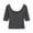 Dark Gray, variant on Jamicy Womens T Shirts Summer Outfits Women's Scoop Neck Stretchy Tops Cotton Half Sleeve Slim Fit T-Shirts Tight Casual Basic Summer Tees