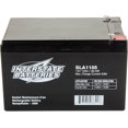 thumbnail image 1 of Interstate Batteries 12V 12Ah Battery (F1 Terminal) SLA AGM VRLA Rechargeable Replacement for APC, UPS Backup Systems, Emergency Lighting, Medical Devices, General Purpose (SLA1105), 1 of 6