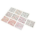 thumbnail image 2 of 10 Sheet/Set Nail Art Sticker Lipstick High Heels Pattern Stickers Self Adhesive Nail Art Stickers, 2 of 14