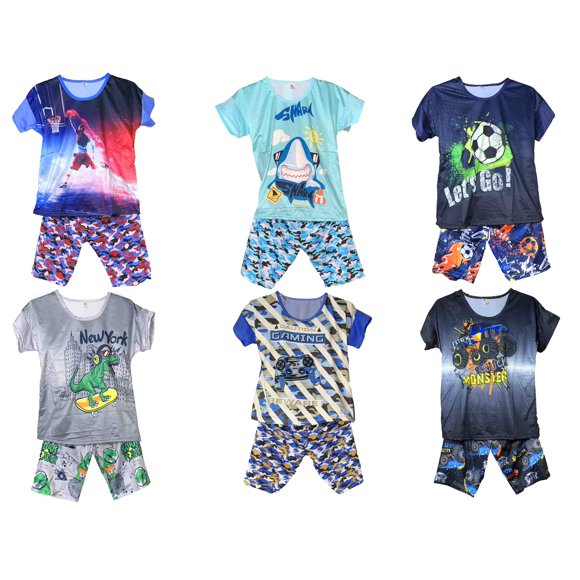 Pijama Para NIÑO Con Diseños Divertidos Tatys Fashion 2076