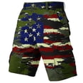 thumbnail image 5 of DIOAZUD Mens Cargo Shorts American Flag Print Multi Pockets Big and Tall Shorts Lightweight Casual Outdoor Daily Wear, 5 of 7