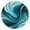 Teal and Gold-1, variant on Teal and Gold Marble Splatter Pattern Round Fitted Tablecloth with Elastic Edge,Dining Table Cover Waterproof,Outdoor Round Tablecloth for Camping,Dining,Indoor and Outdoor