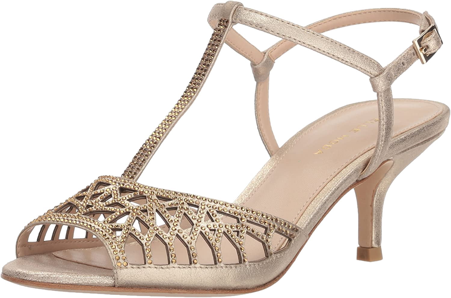 pelle moda gold heels