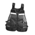 thumbnail image 3 of Chaleco portaherramientas, chaleco de trabajo, bolsa organizadora de herramientas, utilitaria negra para trabajadores al libre,, 3 of 8