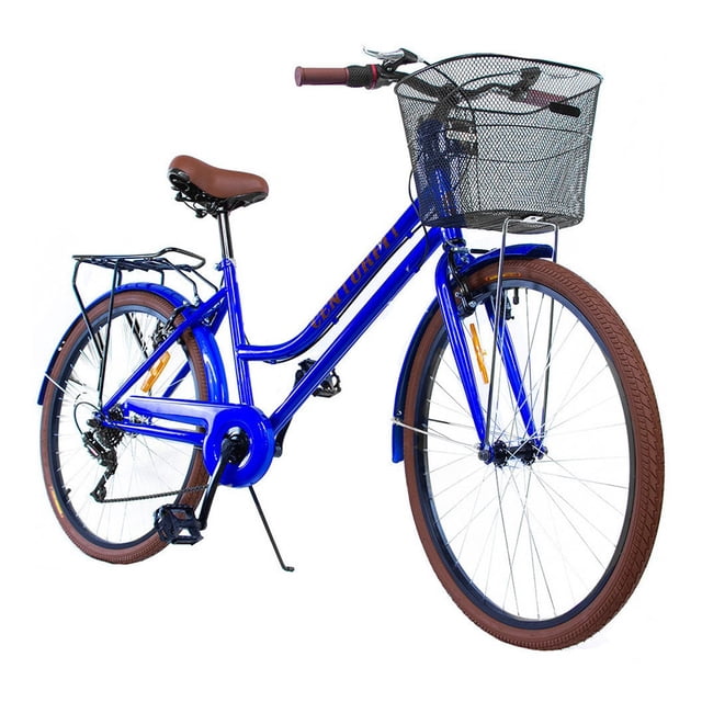 Bicicleta Vintage Urbana R26 Centurfit 6 Velocidades Canasta Frenos