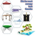 thumbnail image 4 of Large Sand Bags for Canopy Tent 4 Pack Black 112 LBS   Gazebo Weights, 4 of 5