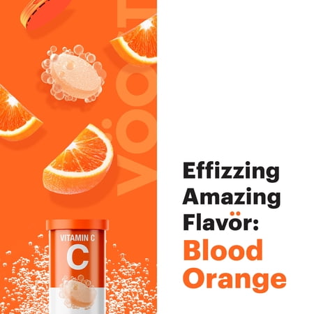 VOOST VITAMIN C EFFERVESCENT VITAMIN DRINK TABLET, BLOOD ORANGE, 20 CT