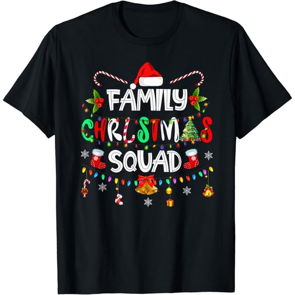 Christmas Morning Squad Xmas Holiday Pajama Matching Family T-Shirt