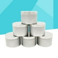 thumbnail image 4 of 10 latas vacías mate de 8 onzas para almacenar especias, dulces, té, regalos, velas redondas, pequeñas cajas de hierro., 4 of 5