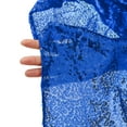 thumbnail image 3 of REGALWOVEN 1 Pack Round Tablecloth Sequin Table Covers for Dining Room, Blue 71'x71', 3 of 5