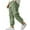 Green, variant on Men's Joggers Pants Casual Linen Cotton Harem Solid-Color Loose Drawstring Elastic Waist Pocket Pants Black