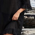 thumbnail image 4 of Neewe Women's Swimsuit Coverup Short Sleeve Bathing Suit Cover Up V Neck Beach Cover Up Dress Vacation Outfits 2026, 4 of 8