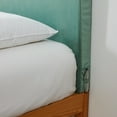 thumbnail image 2 of DormCo Rainha® Memory Foam Cushioned Velvet Dorm Headboard by  Olive Green, 2 of 5