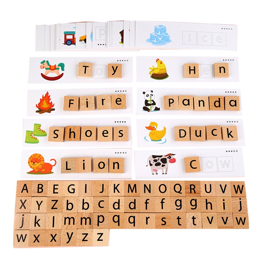 Details about   Kids English Spelling Game Alphabet Letter Learning Early Educational Toys Tools 