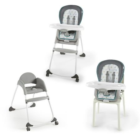 Ingenuity Trio 3-in-1 High Chair, Toddler Chair, and Booster, For Ages 6 Months and Up, Unisex - Nash