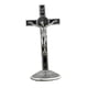 thumbnail image 5 of Crucifijo de pie con cruz de ST Crucifijo Estatua de Jesús Artesanía de aleación en cruz Religioso Estilo B, 5 of 9