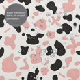 thumbnail image 6 of Bathroom Partition Shower Curtain 72x72in Bathroom Special Waterproof Mildew Resistant High Temperature With 12 Iron Hooks Simple Cow-Print Pattern_3, 6 of 7