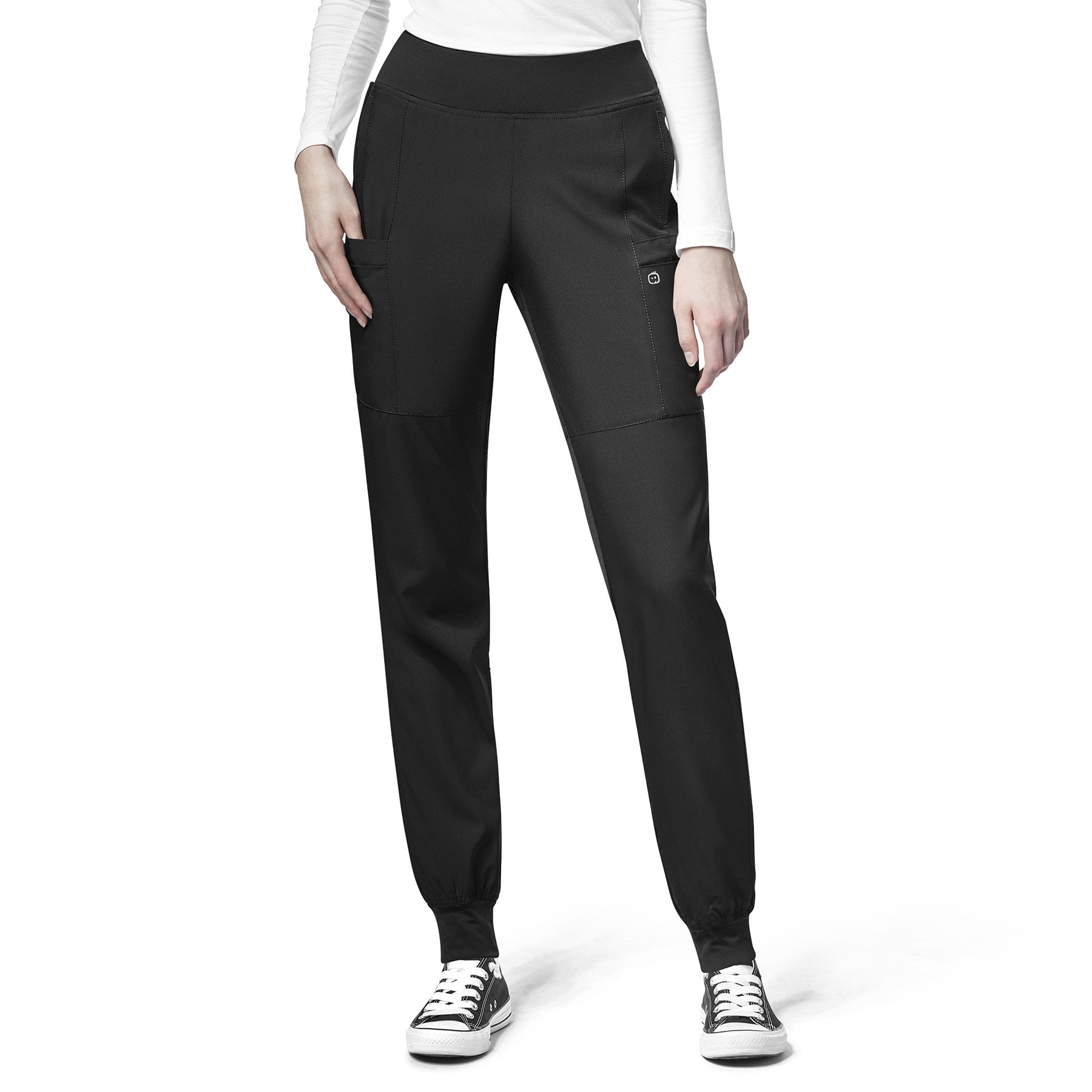 WonderWink W123 5555-Women’s Comfort Waist Cargo Jogger Scrub Pant ...