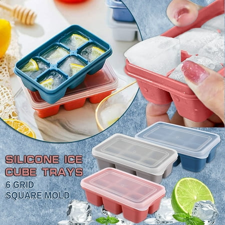 

WANYNG Bottom With Easy Mould Small Ice Ice Trays Mini Release Stackable Silicone Trays Ice Cube