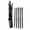 Black, variant on Vadktai 5 Pcs/set Travel Portable Mini Eye Makeup Brush Set Apply Eyeshadow Eyeliner Eyebrow Brush Lip Makeup Brush Set Makeup Tools