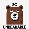 thumbnail image 2 of So Unbearable Youth White Crew Neck Short Sleeve Tee-Large, 2 of 4