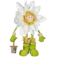 thumbnail image 2 of Spring Floral Standing Sunflower Girl Decorative Figure - 17" - Green and Yellow, 2 of 7