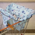 thumbnail image 4 of Funda protectora para asiento de bebé, carrito de compras portátil, cojín para asiento de silla infantil, carrito de compras plegable para bebé, funcionalidad versátil, 4 of 12
