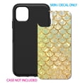 thumbnail image 2 of DistinctInk Custom SKIN / DECAL compatible with OtterBox Symmetry for iPhone 11 Pro (5.8" Screen) - Gold Green Mermaid Scales, 2 of 5