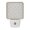 Gray, variant on Four Petal Floral Tiles LED Night Light, Vintage Gray Curved Lattice Lines Night Lights plug into Wall with Smart Sensor Dusk to Dawn Sensor for Nursery Bedroom 2.95x4.5in
