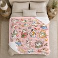 thumbnail image 5 of Whimsical Christmas Kitten Holiday Art, Festive Pet Portrait Pattern, Warm Flannel Blanket for Living Room and Bedroom, Cat Lovers Christmas Gift, Pet Lover Home Decor, 5 of 9