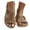 Brown, variant on Summer Women Wedge Sandals Dressy Hollow Out Flower Sandal Rubber Sole Comfortable Walking Casual Slip on Beach Slides Black 7.5