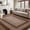 Brown, variant on Nanan 2'x10' Braided Print Runner Rug Non Slip Farmhouse Carpet, Washable Rug Non Shedding Stain Resistant Indoor Mats for Living Room Bedroom Nursery Office, Brown