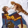 thumbnail image 2 of Total Drama: La Isla anti-pilling, suave, ligera, esponjosa y acogedora de lujo para hogar y cocina – Perfecta para niños y adultos,150X120cm, 2 of 6