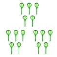 thumbnail image 2 of Maytalsory 5 Pcs Globe d'Oiseau Auto-Arrosant Gain de Temps Forme d'Oiseau L Vert Rond 3Ensemble, 2 of 6