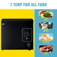 thumbnail image 6 of WANAI 165L Chest Freezer Small Deep Freeze with 7 Gears Temp Control & 3 Baskets for Office Dorm Kitchen Black, 6 of 9