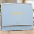thumbnail image 6 of Gnwei 2026 Desk Calendar - Standing Flip Desktop Calendar 2026 from Jan 2026 - Dec 2026, 10" x 8.5", Desk Calendar 2026 with Twin-Wire Binding, Blank Blocks, Thick Paper, 6 of 6