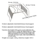 thumbnail image 3 of pstuiky Barbacoa portátil plegable de carbón parrilla de mesa para exteriores ahumador de acero inoxidable para cocinar al aire libre acampar picnics playa, 3 of 7