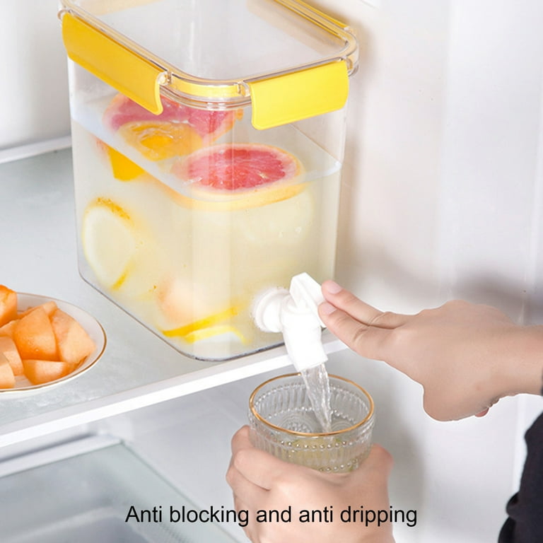 Water Dispenser for Fridge Spigot Juice Container Drink Dispensers 4.5L