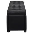 thumbnail image 5 of vidaXL Storage Ottoman Artificial Leather Black, 5 of 7