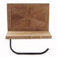 thumbnail image 2 of Autumn Alley Farmhouse Toilet Paper Holder with Shelf - Stunning Barn Wood Farmhouse Bathroom Decor for Wall – Expertly Inlaid Wood with Matte Black Bar for Rustic Bathroom D?cor, 2 of 8