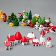 thumbnail image 2 of Adornos en miniatura para árbol de Navidad, estatuilla de reno, alce, Papá Noel, alce, decoración del hogar, Año Nuevo, caja de regalo de Navidad, 2 of 4