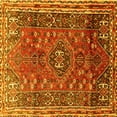 thumbnail image 1 of Ahgly Company Machine Washable Indoor Square Persian Yellow Traditional Area Rugs, 7' Square, 1 of 4