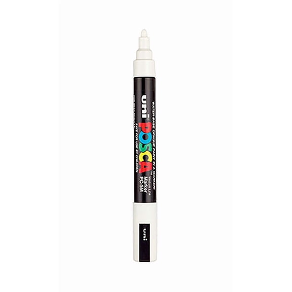 SSWBasics 1/8 in Tip Water Based Paint Marker - White